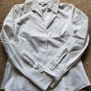 Calvin Klein white blouse, size 8
